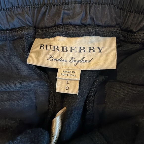 Burberry Black Drawstring Pants